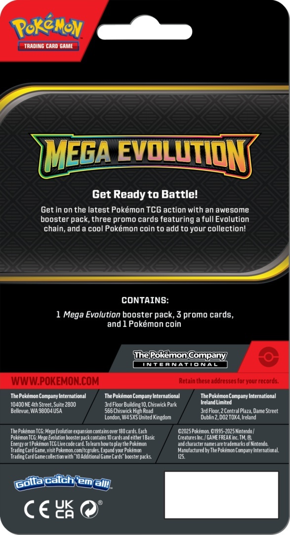 Pokémon TCG Mega Evolution Premium Checklane Blister Tyranitar ...